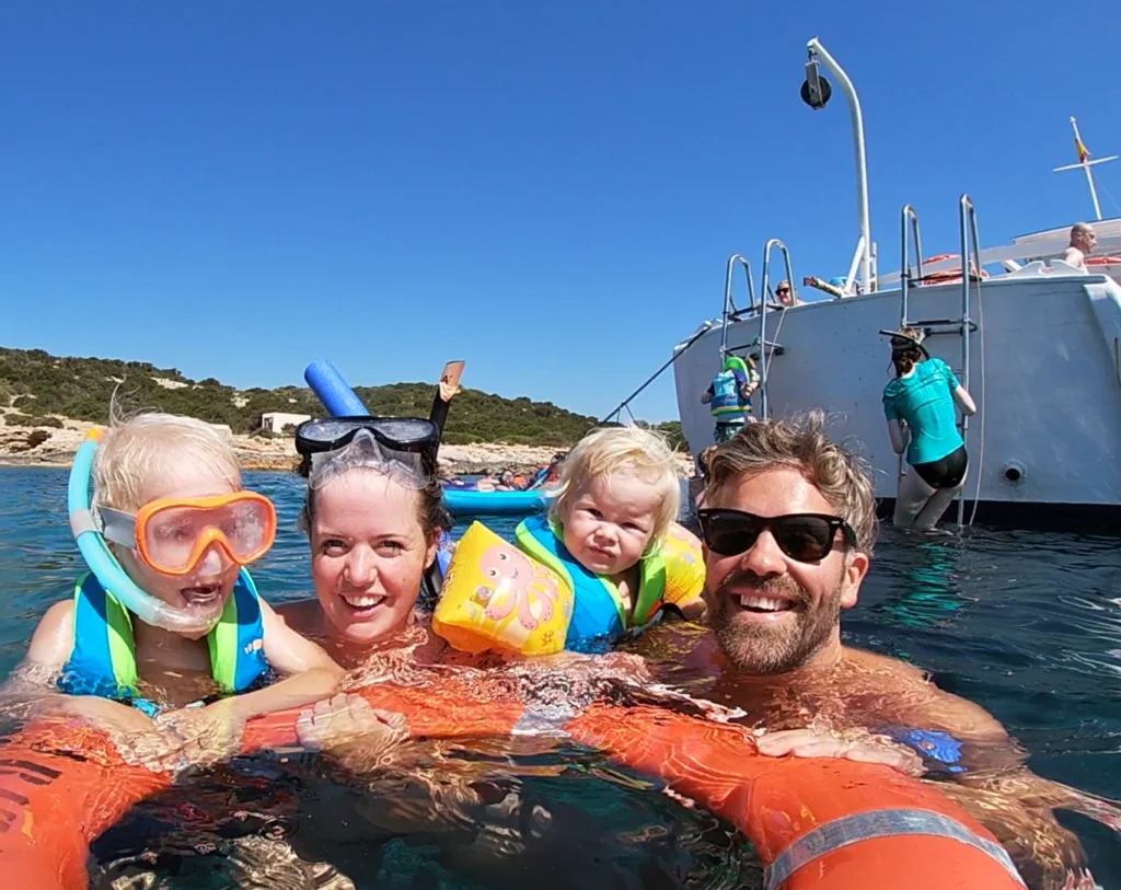 Is a Boat Trip in Ibiza Suitable for Babies (0–3 Years Old)? Yes and here’s Why Families Love It 1 SNORKELLING TOUR 5da9c8c6